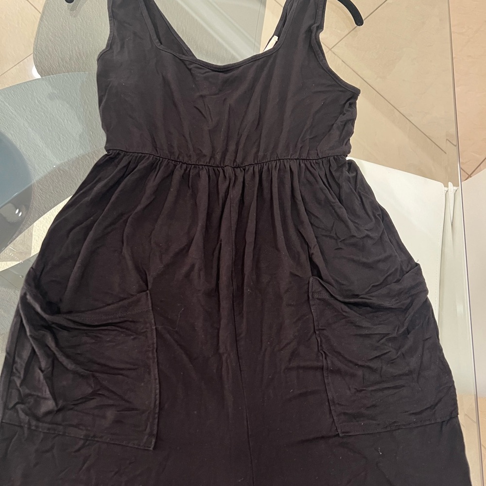 Mikey & Joey Black Jumpsuit With Packets Size Med… - image 7